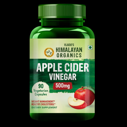 Himalayan Organics Apple Cider Vinegar 500 mg Capsules