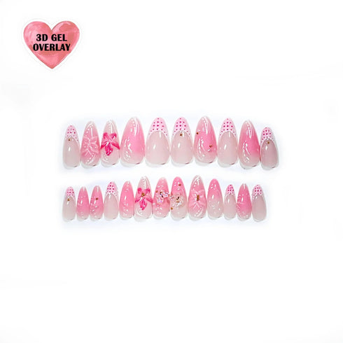 Boujee Beauty Press On Nails Butterfly 3D