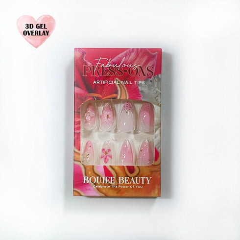 Boujee Beauty Press On Nails Butterfly 3D