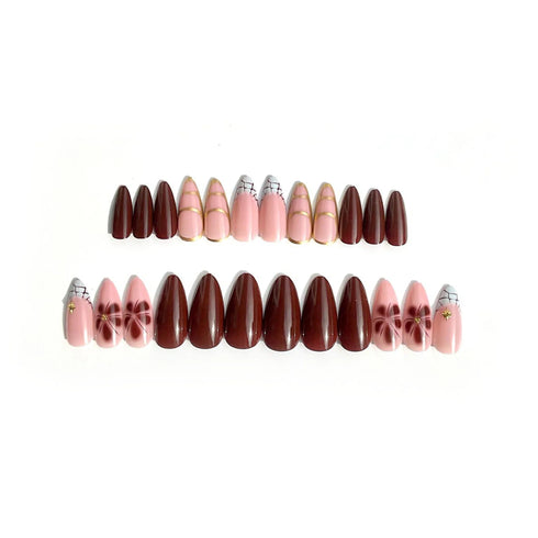 Boujee Beauty Press On Nails Chocolate
