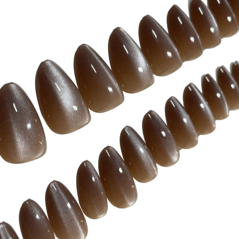 Boujee Beauty Press On Nails Cat Eye