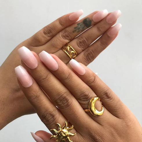 Boujee Beauty Press On Nails French Ombre