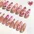 Boujee Beauty Press On Nails Orchid 3D