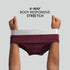 XYXX Illuminati Modal Briefs Dark Maroon