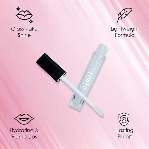 Soku Cosmetic WINK & WOW Plumping Lip Gloss - Pucker Punch