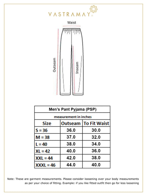 Vastramay Men's White Cotton Pant Style Pyjama