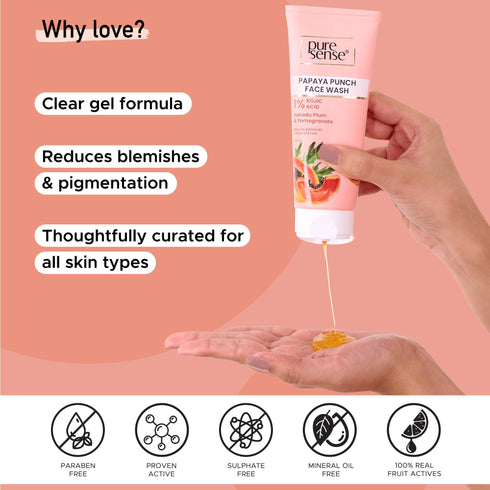 PureSense Papaya Punch Face Wash