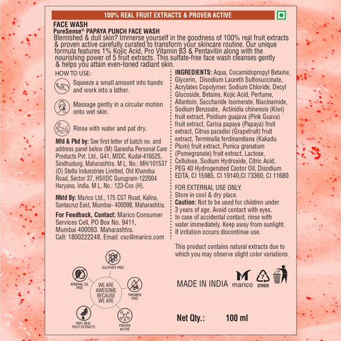 PureSense Papaya Punch Face Wash