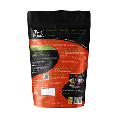 True Elements Rolled Oats Gluten Free