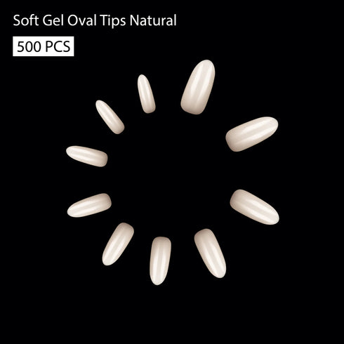 Shills Professional Soft Gel Oval Tip-PT11-NATURAL