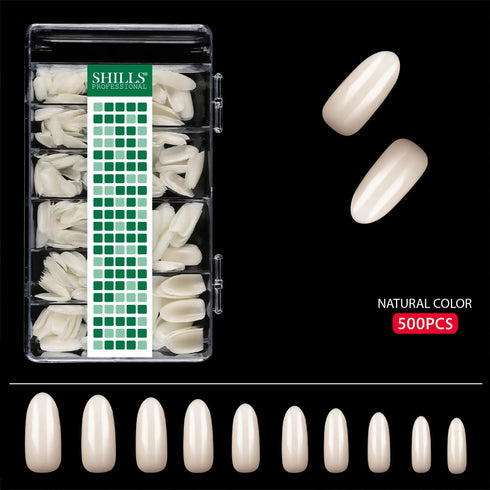 Shills Professional Soft Gel Oval Tip-PT11-NATURAL