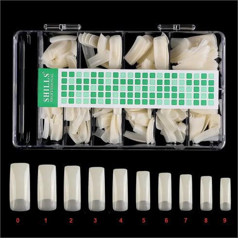 Shills Professional Soft Gel Half Cover Tip-PT13-NATURAL