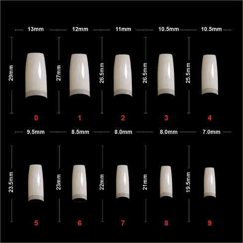 Shills Professional Soft Gel French Tip-PT14-NATURAL