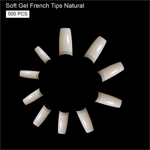 Shills Professional Soft Gel French Tip-PT14-NATURAL