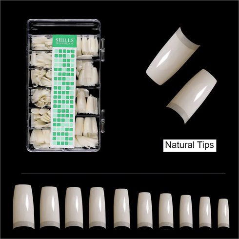 Shills Professional Soft Gel French Tip-PT14-NATURAL