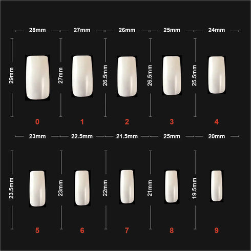 Shills Professional Soft Gel Full Cover Tip-PT15-NATURAL