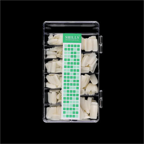 Shills Professional Soft Gel Full Cover Tip-PT15-NATURAL