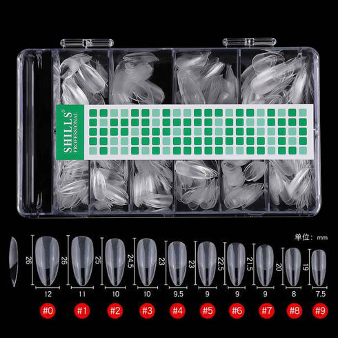Shills Professional Soft Gel Matte Waterdrop Tips-PT17-CLEAR