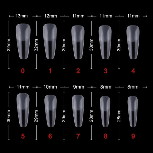 Shills Professional Soft Gel T-Shape Tips-PT20-CLEAR