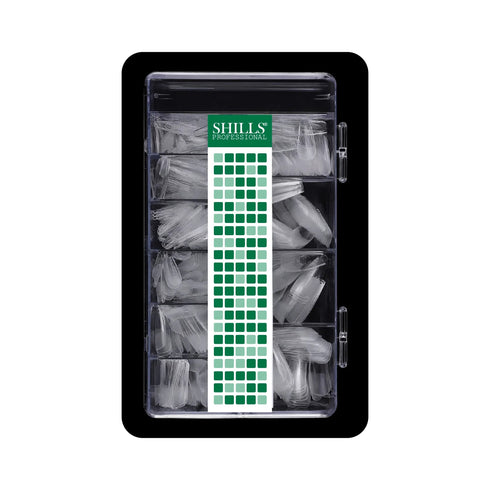 Shills Professional Soft Gel T-Shape Tips-PT20-CLEAR