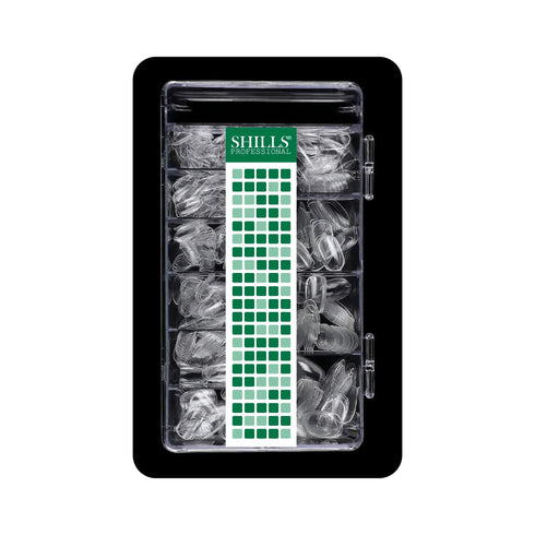 Shills Professional Soft Gel Short Oval Tip-PT23-CLEAR