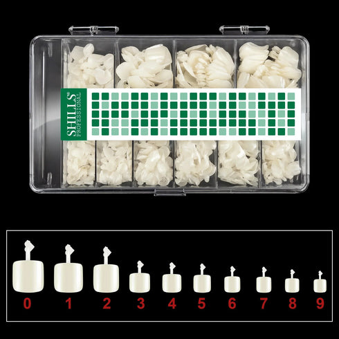 Shills Professional Soft Gel Toenail Tips-PT24-NATURAL