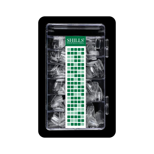 Shills Professional Soft Gel Short Square Tip-PT25-Clear