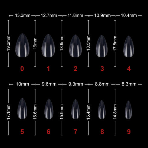 Shills Professional Soft Gel Tips-PT27-CLEAR