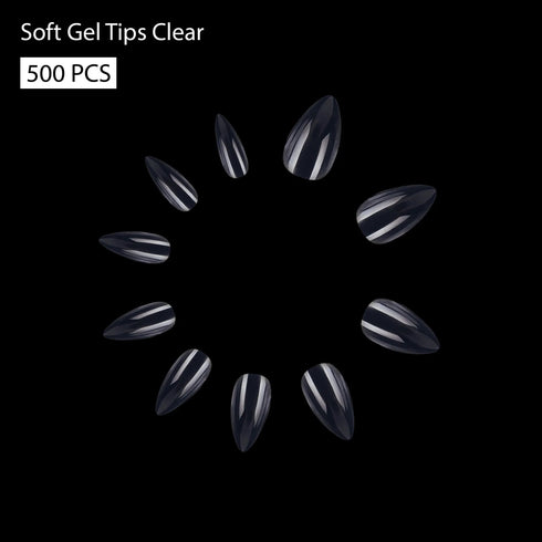 Shills Professional Soft Gel Tips-PT27-CLEAR