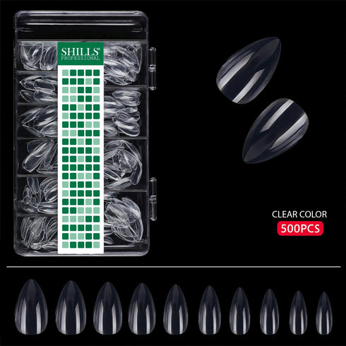 Shills Professional Soft Gel Tips-PT27-CLEAR