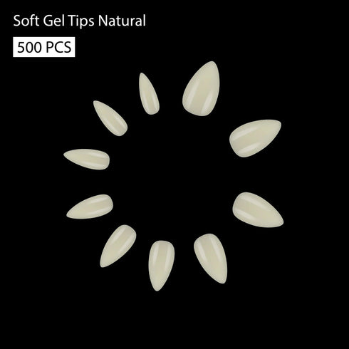 Shills Professional Soft Gel Tips-PT27-NATURAL