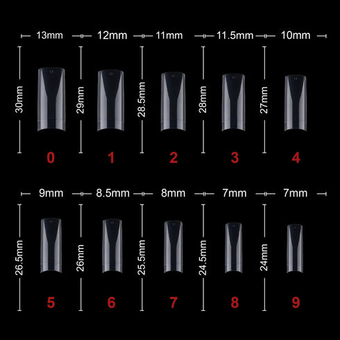 Shills Professional Soft Gel Tips-PT30-CLEAR