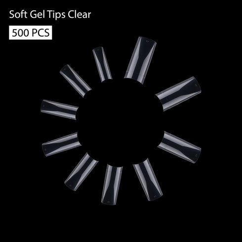 Shills Professional Soft Gel Tips-PT30-CLEAR