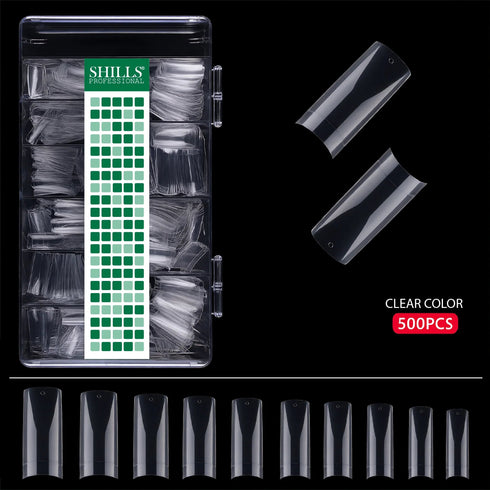 Shills Professional Soft Gel Tips-PT30-CLEAR