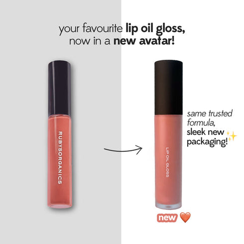 Ruby's Organics Lip Oil Gloss Pumpkin Spice