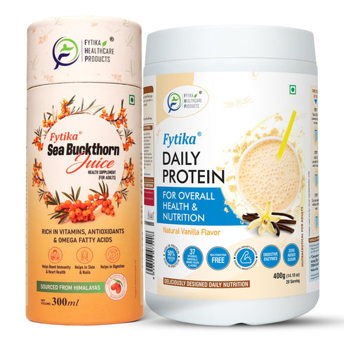 Fytika Sea Buckthorn Juice with Daily Protein Powder Vanilla Flavor
