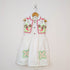 Bachpan kids wear Off-White Folk-Embroidered Dress & Waistcoat Vest Set