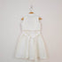 Bachpan kids wear Off-White Folk-Embroidered Dress & Waistcoat Vest Set
