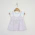 Bachpan kids wear Lilac Floral Bunny 2-in-1 Layered Dress
