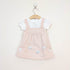 Bachpan kids wear Baby Girl 2-Piece "HAPPY" Animal Pinafore Dress Set
