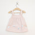 Bachpan kids wear Baby Girl 2-Piece "HAPPY" Animal Pinafore Dress Set