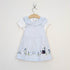 Bachpan kids wear Baby Girl 2-Piece "Sweet Home" Bunny Pinafore Dress Set
