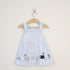 Bachpan kids wear Baby Girl 2-Piece "Sweet Home" Bunny Pinafore Dress Set