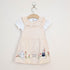 Bachpan kids wear Baby Girl 2-Piece "Sweet Home" Bunny Pinafore Dress Set