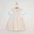 Bachpan kids wear Baby Girl 2-Piece "Sweet Home" Bunny Pinafore Dress Set