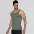 XYXX Pace Super Combed Cotton Vest Olive Green