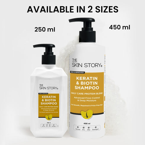 The Skin Story Oil Control Keratin & Biotin Shampoo