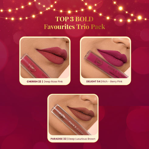 Parul Garg Beauty Parul Gargs Top 3 Bold Favourites Trio Pack