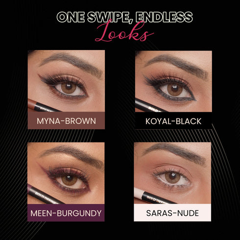 Parul Garg Beauty Everyday Basics Kajal Pack-of-Four