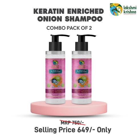 Lakshmi Krishna Naturals Keratin Enriched Onion Shampoo